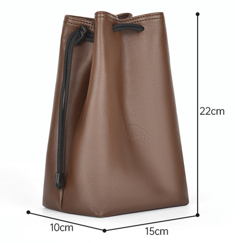 CWATCUN H60 For Canon Nikon Sony Waterproof PU Leather Camera Lens Bag, Size M CWATCUN H60 For Canon Nikon Sony Waterproof PU Leather Camera Lens Bag, Size M